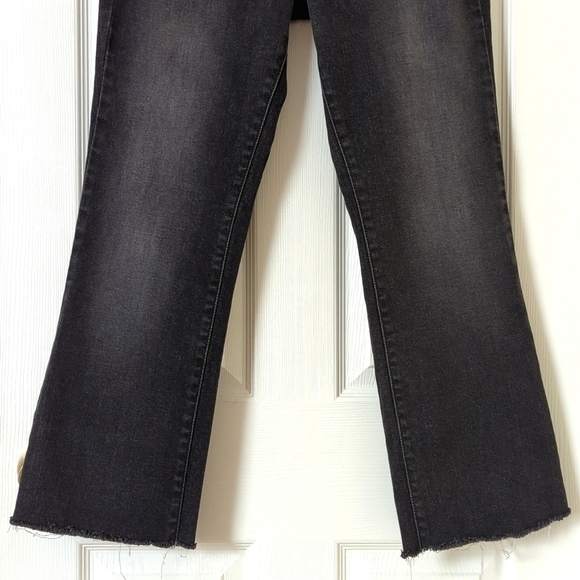 Levi's Y2K 545 Classic Low Rise Slim Fit Ankle Boot Cut Jeans Faded Black 8 - Picture 3 of 15